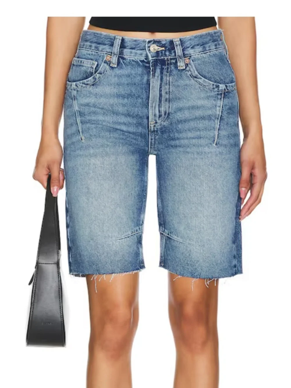 Free People We the Free ghost town high rise denim shorts NEW 26